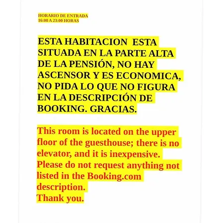 Pensión Lf - No Fumadores - Sin Ascensor 3*